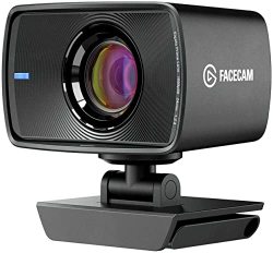 Elgato Facecam - 1080P60 True Full HD Webcam For Live Streaming Gaming Video Calls Sony Sensor Advanced Light Correction Dslr Style Control Works With