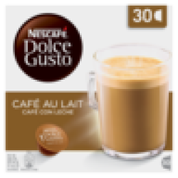 Dolce Gusto Caf Au Lait Coffee Capsules 30 Pack