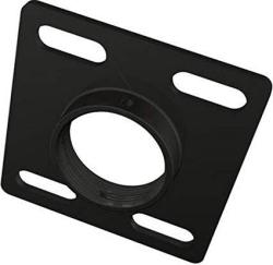 Crimson Av CA4 General Purpose 4X4 Ceiling Adapter Black 300LB 136KG Weight Capacity Attaches To Solid Structural Ceiling Or Standard 1 5 8" And 1 5 8" Unistrut