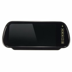 Wireless 7inch Lcd Mirror Monitor + Ir Car Rear View Reversing Camera Backup Kit