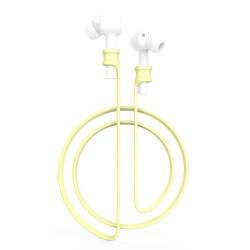 For Xiaomi Air Earphone Silicone Lanyard Anti-lost Rope Light Yellow