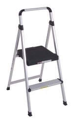 Truepower 2-STEP Aluminum Ultra-light Step Stool Ladder With 225 Lb. Load Capacity By Truepower By Truepower