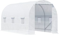 6M Greenhouse Uv Polytunnel Kit 2 X 3MX2MX2M Modules
