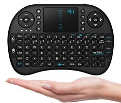 Rii I8 MINI 2.4GHZ Wireless Touchpad Keyboard With Mouse For PC Pad Xbox 360 PS3 Google Android Tv Box Htpc Iptv Black