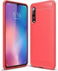 Tuff-Luv Carbon Fibre Style Case Xiaomi Mi 9 - Red
