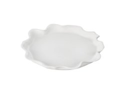 Le Creuset Stoneware Ruffle Serving Platter 36CM White