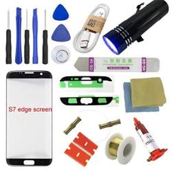 For Samsung Galaxy S7 Edge Screen Replacement Sunmall Front Outer Lens Glass Screen Replacement Repair Kit Lcd Glass Repair Kit For Samsung Galaxy S7