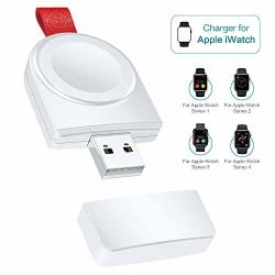 Floveme Portable Magnetic Iwatch Wireless Charger Compatible For Apple Watch Series 4 3 2 1 44MM 40MM 42MM 38MM
