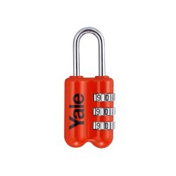 Yale Red Combination Travel Padlock