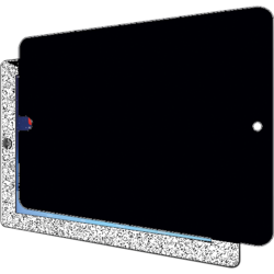 Fellowes PrivaScreen Blackout Privacy Filter for Apple iPad 2 3 4