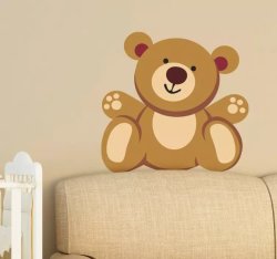 Teddy Bear Wall Sticker