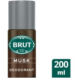 Brut Aerosol Deodorant Body Spray Musk 200ML