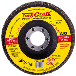 Tork Craft Flap Sanding Disc 115MM 60GRIT
