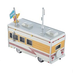 Disney Cars Die Cast Oversized Rv With Piston Cup Crown & Flags Toy Vehicle