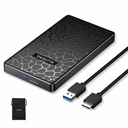 Eluteng USB 3.0 To Sata III 2.5 Hard Drive Enclosure Tool Free 6GBPS External Hdd Case Support Uasp For 7MM-9.5MM Sata Hdd ssd Up To 2TB