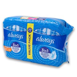 Always Maxi Thick Sanitary Pads Wings Normal Flow 20 Pack
