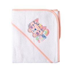 Baby Rainbow Jungle Hooded Towel