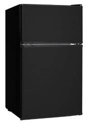 Midea WHD-113FB1 Double Door MINI Fridge With Freezer For Bedroom Office Or  Dorm With Adjustable Remove Glass Shelves Compact Refrigerator 3.1 Cu Ft  Black Prices, Shop Deals Online