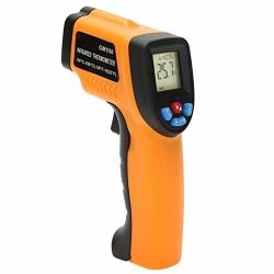 Canyixiu-home Digital Thermometro -50 550 C Handheld Non-contact Digital Infrared Thermometer Pyrometer Aquarium Lcd Laser Thermometer Color : Yellow Size : 15.6X8.8X4.3CM