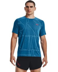 Men's Ua Breeze 2.0 Trail Running T-Shirt - Cruise Blue Sm