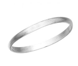 2MM Sterling Silver Wedding Band