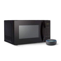 AmazonBasics Microwave Bundle With Echo Dot 3RD Gen - Charcoal