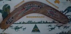 Wooden Boomerang - New Zealand