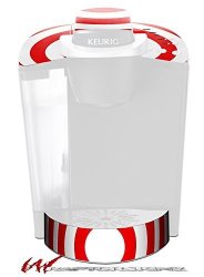 Bullseye Red And White - Decal Style Vinyl Skin Fits Keurig K40 Elite Coffee Makers Keurig Not Included