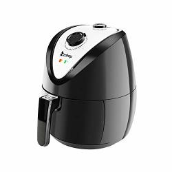 Air Fryer 2.85QUARTS 2.7L 1500W Electric Fryer Cookware For Healthy Oil-free Low-fat Cooking Black