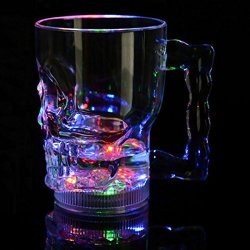 Glow Castle Water Lights Induced Skull Cup Light Colorful Induction Cup LED Colorful Flash Big Beer