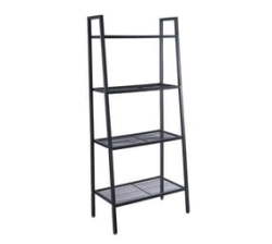 Storage Shelf Ladder Shelf Bookshelf Bookcase Kitchen Bathroom Organizer 4-TIER