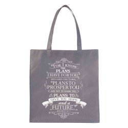 For I Know The Plans I Have For You Declares The Lord - Shopper Bag Non-woven Tote Bag