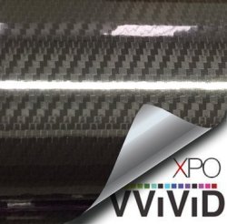 VViViD Epoxy High Gloss Black Carbon Vinyl Automotive Wrap Film Diy Easy To Install No Mess 1.5FT X 5FT