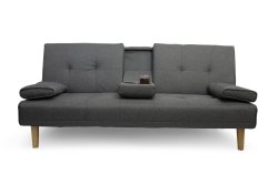 Fine Living - Isle Couch sleeper - Dark Grey