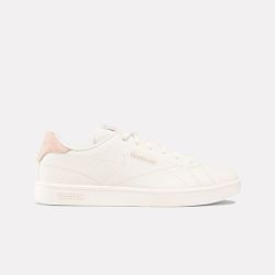 Reebok - Women's Court Clean Sneakers - Cream And Light Pink