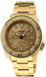 Seiko SRPE74 5 Sports Men's Watch Gold-tone 42.5MM Stainless Steel