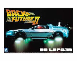 Aoshima 11867 Back To The Future Delorean From Part II 1 24 Scale Plastic Vehicle Model Kit