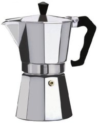 Aluminium Stovetop Espresso Maker Pot For Coffee - 3 Cup Size
