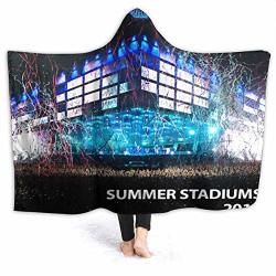 Jamesmsmit Muse Summer Stadiums 2010 Ep Lightweight Comfortable Blanket Hooded Blanket Music-themed Design Blanket Durable