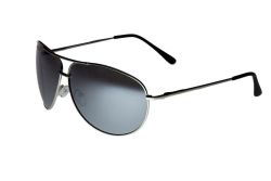 Lentes & Marcos Alto Del Arenal Polarised Silver Aviator Sunglasses