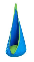 Edtara Cotton Hanging Nest Swing Sleeping Bag Baby Hammock With Inflatable Cushion Children Swing Chair For Kids Blue