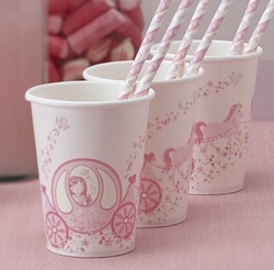 Ginger Ray Paper Cups - 8 Pack Straws Not Included