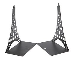 Huele Eiffel Tower Nonskid Bookends Art Bookend 1 Pair Black