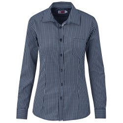 Ladies Long Sleeve Kenton Shirt Navy