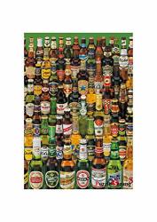 Puzzlelife Beer Collection 1000 Piece - Large Format Jigsaw Puzzle. Can Be Enjoyed Puzzle Game By All Generation. Beautiful Decoration Pleasant Play.