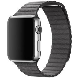 Zoodle Grey Leather Loop Band For Apple Watch - 42MM Or 44MM