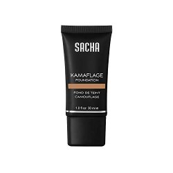 Liquid Kamaflage By Sacha Cosmetics Camouflage Full Coverage Concealer Foundation Makeup Matte Poreless Tattoo Cover Up 1.0 Oz Perfect Honey