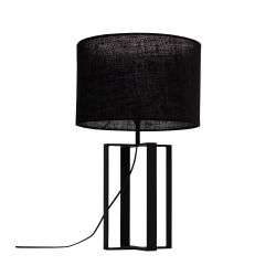 Rothmans Short Table Lamp - Lamp Base Only Pebble Ferro