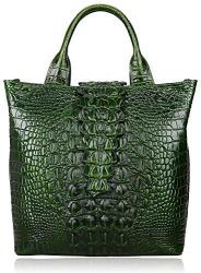 TOP Pijushi Handle Satchel Handbags Crocodile Bag Designer Purse Leather Tote Bags