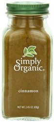 Simply Organic Cinnamon Ground Certified Organic 2.45-OUNCE Container